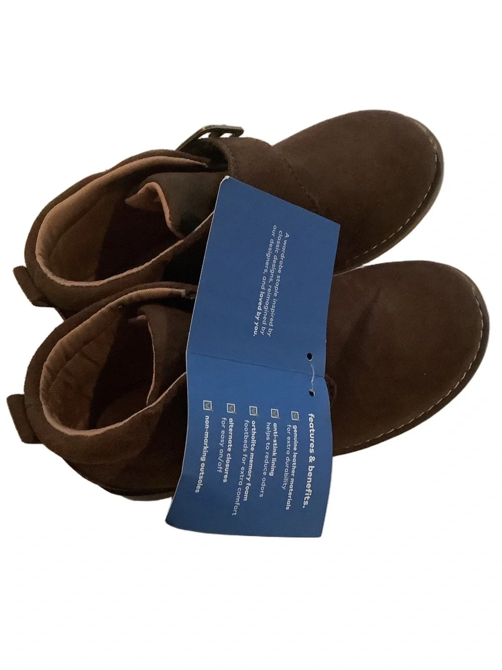 Stride Rite Sterling Unisex Bootie Chocolate 11.5W New